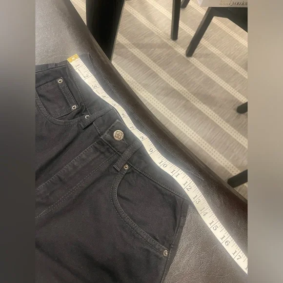 Ksubi Women’s Playback Noir High Waisted Relaxed Straight Leg Jeans 25 Black - Picture 11 of 13